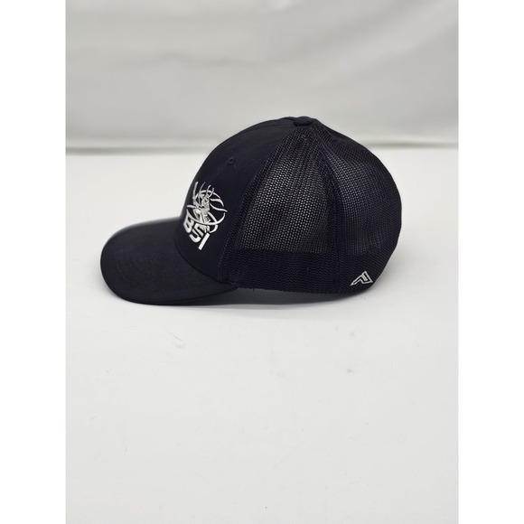 BSI Pacific Headwear Pro Model Hat Cap Black Size XL Flex Fit Logo - Picture 2 of 10